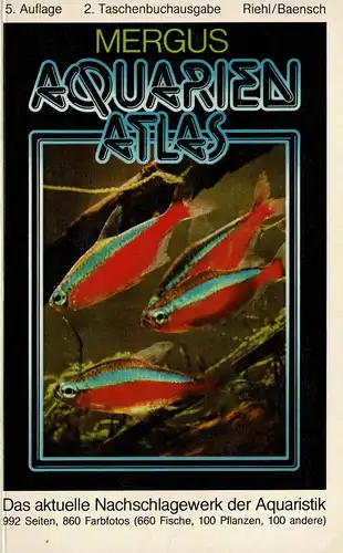 Aquarienatlas 5. Aufl., 2. TB-Ausgabe. 