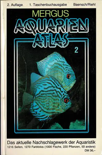 Aquarienatlas, Band 2, Seltene Fische und Pflanzen, 2. Aufl., 1. TB-Ausgabe. 