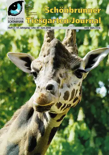 Tiergarten-Journal 17. Jg. Heft 2, Juni 2008. 