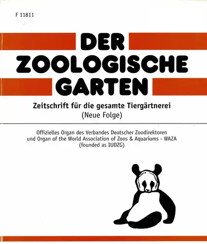 Der Zoologische Garten, Band 69, 1999, Heft 1-6 (Beiträge und a.: Brutverhalten des Grauen Kronenkranichsnatürliche Aufzucht des Krokodilwächters, Verdauung beim Klippschliefer, Integration eines Afrikanischen Wildhundes...