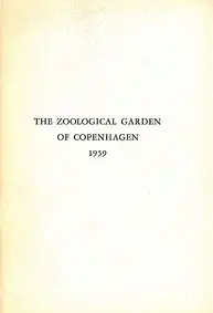 The Zoological Garden of Copenhagen, Kurzzusammenfassung Jahresbericht anlässlich IUDZG-Tagung zum 100jährigen Jubiläum. 