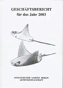 Geschäftsbericht für das Jahr 2003. 