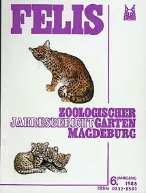 Jahresbericht Felis (6. Jahrgang, 88) Jabe 87. 