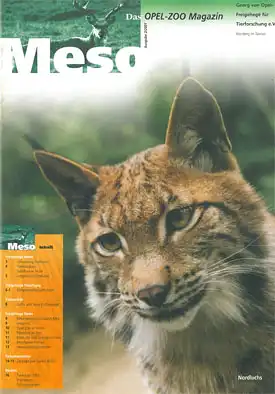 Meso (Das Opel-Zoo Magazin 2/2001). 