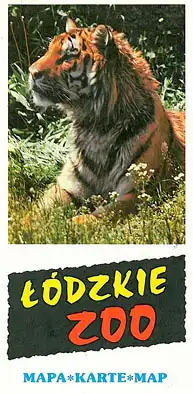 Faltplan: Lodzkie Zoo (Tiger). 