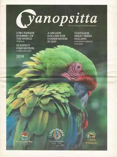 Cyanopsitta - Zeitschrift der Loro Parque Fundacion, Nr. 113, 2018. 