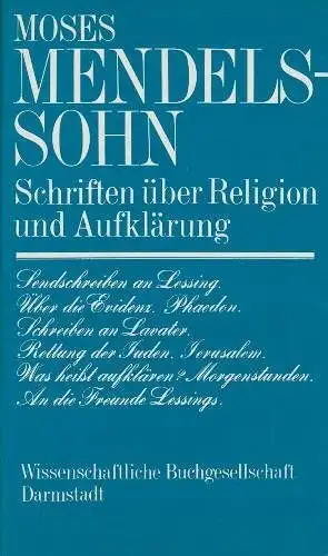 Schriften über Religion und Aufklärung. Hrsg. und eingeleitet von Martina Thom. 