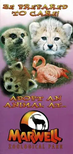 Adopt An Animal at Marwell. 