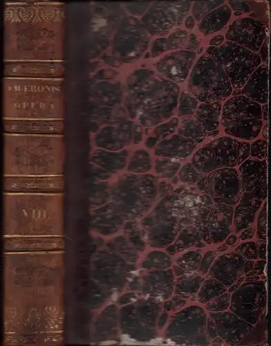 Cicero, Marcus Tullius: M. Tullii Ciceronis Operum, ex recensione Jo. Aug. Ernesti. Tomus quintus [BAND 5]: Scripta ab angelo maio nuper reperta, id est de re publica quae supersunt et sex orationum partes....  Ad editiones italas cum integris angeli maii