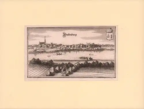 Drakenburg. Kupferstich von Caspar Merian, Merian, Caspar