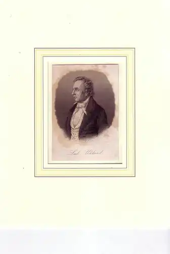 PORTRAIT Ludwig Uhland. (1787 Tübingen - 1862 ebda., Dichter, Jurist, Politiker). Brustbild im Halbprofil. Stahlstich, Uhland, [Johann] Ludwig