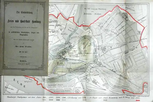 Samson, Pet. Heinr. [Peter Heinrich]: Die Entwickelung der Freien und Hansestadt Hamburg von der Entstehung bis auf die Gegenwart in geschichtl. Grundzügen, Sagen u. Biographien, nach den Quellen chronologisch geordnet. 