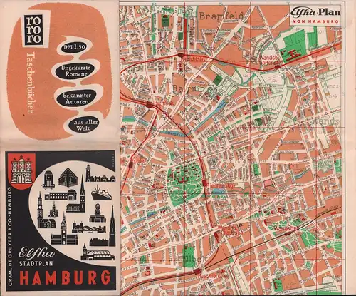 ELFHA-Stadtplan Hamburg. 