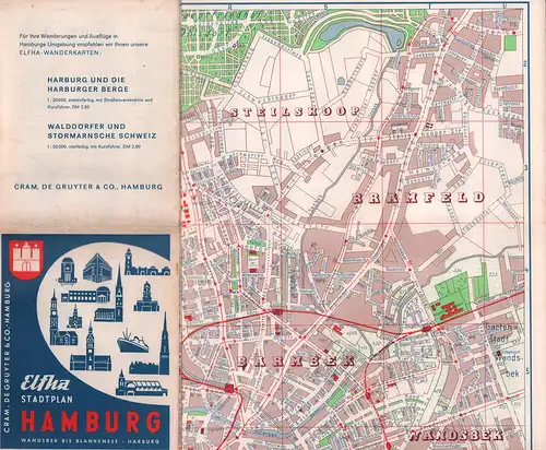 ELFHA-Stadtplan Hamburg. 