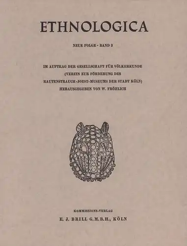 Fröhlich, Willy: Beiträge zur afrikanischen Kunst. 