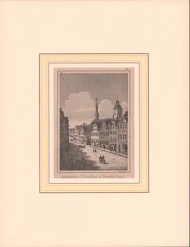 Amagertorv 1755 og Rest af Dyveke's Gaard. Xylographie von C. Ferslew & Co