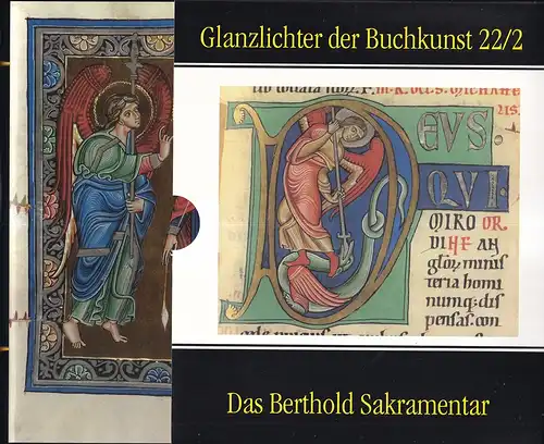 Das Berthold-Sakramentar. Ms. M 710, New York, Morgan Library & Museum. Kommentar von Hans Ulrich Rudolf, Felix Heinzer und Christine Sauer. (Übersetzung der Beiträge ins Englische: Jennifer Chapman, Graz). [BAND 2] (von 2) apart. 