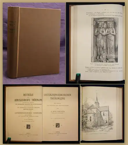 Holtmeyer &  Scheerer Beiträge zur Kunstgeschichte Thüringens 1. Band um 1910 sf