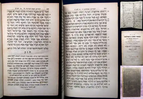 Hooght Quinque Libri Mosis Ex Libris Hebraicis Secundum Editiones 1861 js