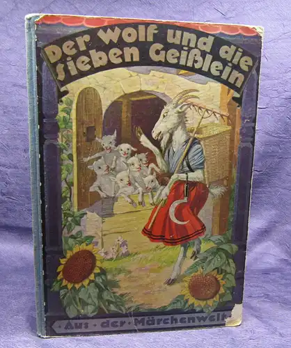 Brüder Grimm Der Wolf und die sieben jungen Geißlein um 1925  Erzählungen js