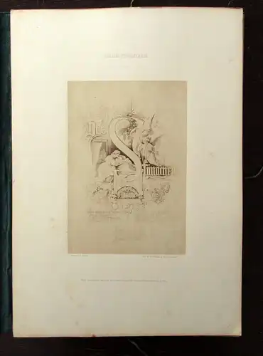 J. Macholds in Photographien 12 Tafeln mit Or. Photographien Künstler 1860 js