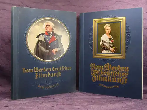Sammelbilderalbum  2 Teile komplett Vom werden deutscher Filmkunst 1935 js