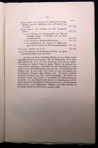 Rübel Die Dortmunder Reichsleute Sonderausgabe des Heftes XV der Beiträge 1907