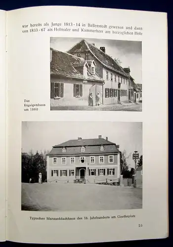 Klocke Was weisst du von Ballenstedt? + Beigabe 1965 Ortzskunde js