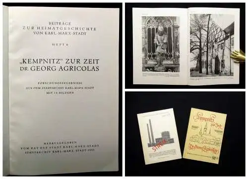 Stöbe 2 Hefte Streik der Chemnitzer Metallarbeiter u. Kempnitz zur Zeit 1955