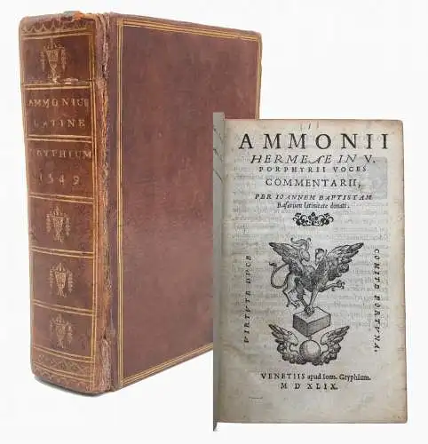 Ammonnii Hermeae in V. Porphyrii voces, commentarii per I. Bapt. Rasarium 1549