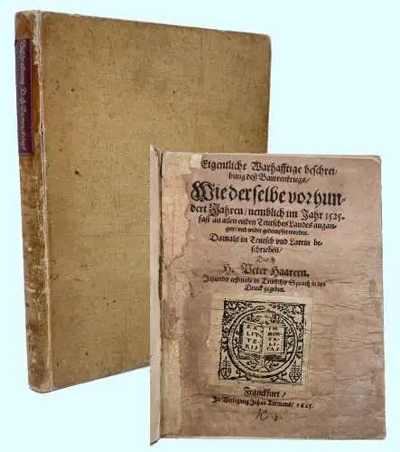 Haarer Eigentliche Warhafftige beschreibung deß Bawrenkriegs / Wie derselbe 1625