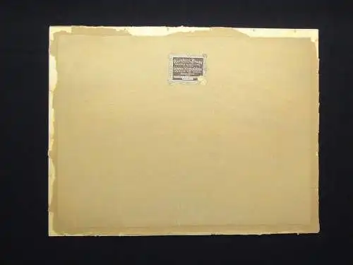 Linolschnitt -anleitende Hirten in Blei signiert 27x17cm Herbert Seidel