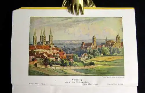 Ament Bamberg Stadt der Romantik 1929 4 Tafeln 48 Bilder 3 Grundrisse 2 Pläne