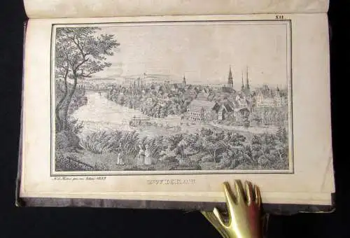Herzog Chronik der Kreisstadt Zwickau 1845  Selten Geschichte Gesellschaft