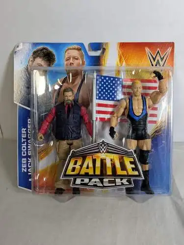 WWE Battle Pack ZEB Colter & Jack Swagger  Actionfigur Mattel CJD39  K31