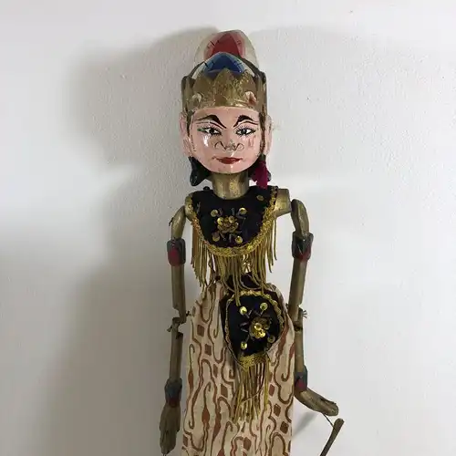 Wayang-Golek Indonesien Stabpuppe