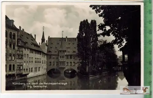 Nürnberg, Heilig Geistspital 1941 -Verlag: ----------,  POSTKARTE mit Frankatur, mit Stempel NÜRNBERG 18.1.41