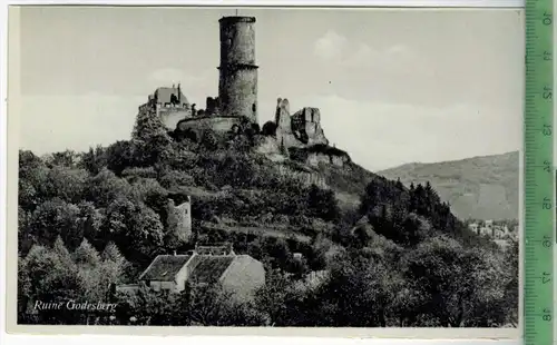 Ruine Godesberg, Verlag: V. Dietze, Darmstadt, Erhaltung: I-II, unbenutzt, Karte wird in Klarsichthülle verschickt.