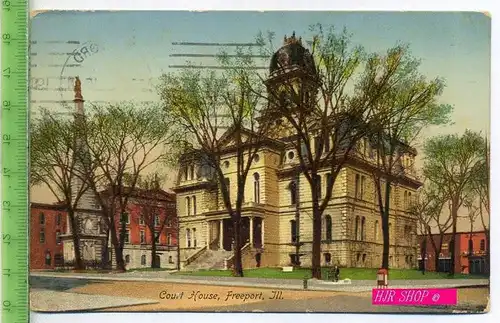 Court house, Freeport, ill.,  gel.  16.09.1945