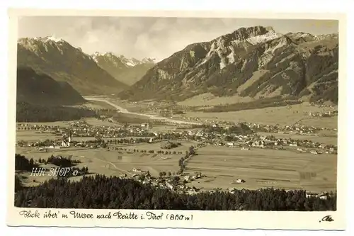 Blick über`m Urisee nach Reutte in Tirol (800 m),  ungelaufen