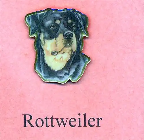 Hunde – Pins ROTTWEILER Maße: Höhe ca. 2,5 cm, Zustand: neu