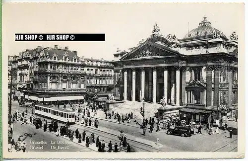 um 1940/1950 Ansichtskarte,  „De Beurs“ mit Frankatur ( entfernt )