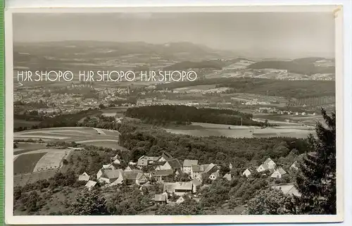 Aalen-Blick vom Braunenberg 1950/1960, Verlag: Gebr. Metz, Tübingen,  Postkarte mit Frankatur, mit Stempel  AALEN ,