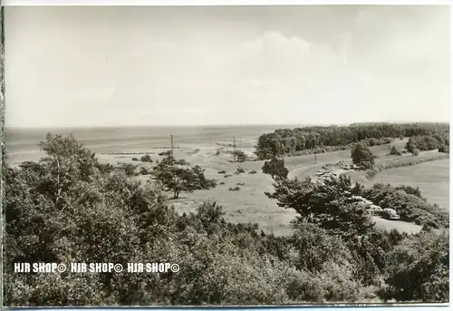 „Prerow, Blick von der Hohen Düne“ um 1970/1980 Ansichtskarte,  ungebrauchte Karte