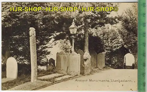 Ancient Monuments, Llanbadarn, Verlag: -------,   POSTKARTE, Erhaltung: I-II, unbenutzt,  Karte wird in Klarsichthülle