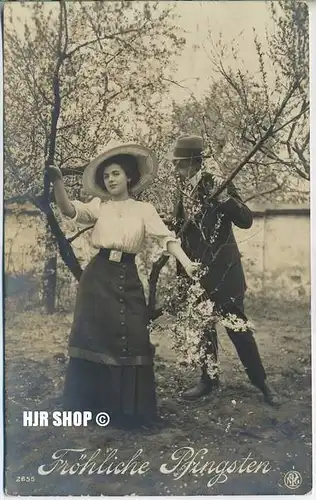 Postkarte:  Fröhliche Pfingsten