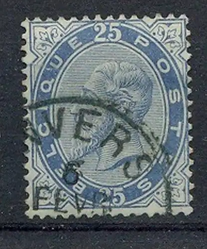 1883, 20. Okt. Leopold II, MiNr.37, gest,