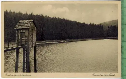 Bockswiese, Oberharz Grumbacher TeichVerlag: I. Wollstein, Berlin ,PostkarteErhaltung: I-II, unbenutzte Karte