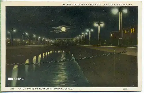 um 1920/1930 Ansichtskarte "Canal de Panama"