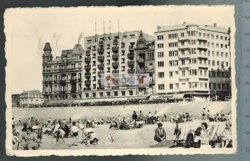 Oostende Centrum van Zeedijj-1953, - Verlag: Ern. Thill, Brux., POSTKARTE mit Frankatur, mit Stempel, OOSTENDE